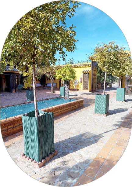 Cortijo Galván patio central